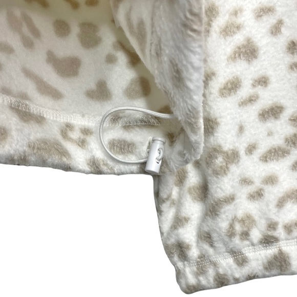 Thread & Supply X Stitch Fix Calista Leopard Half-Zip Fleece Jacket NWT - Picture 7 of 13
